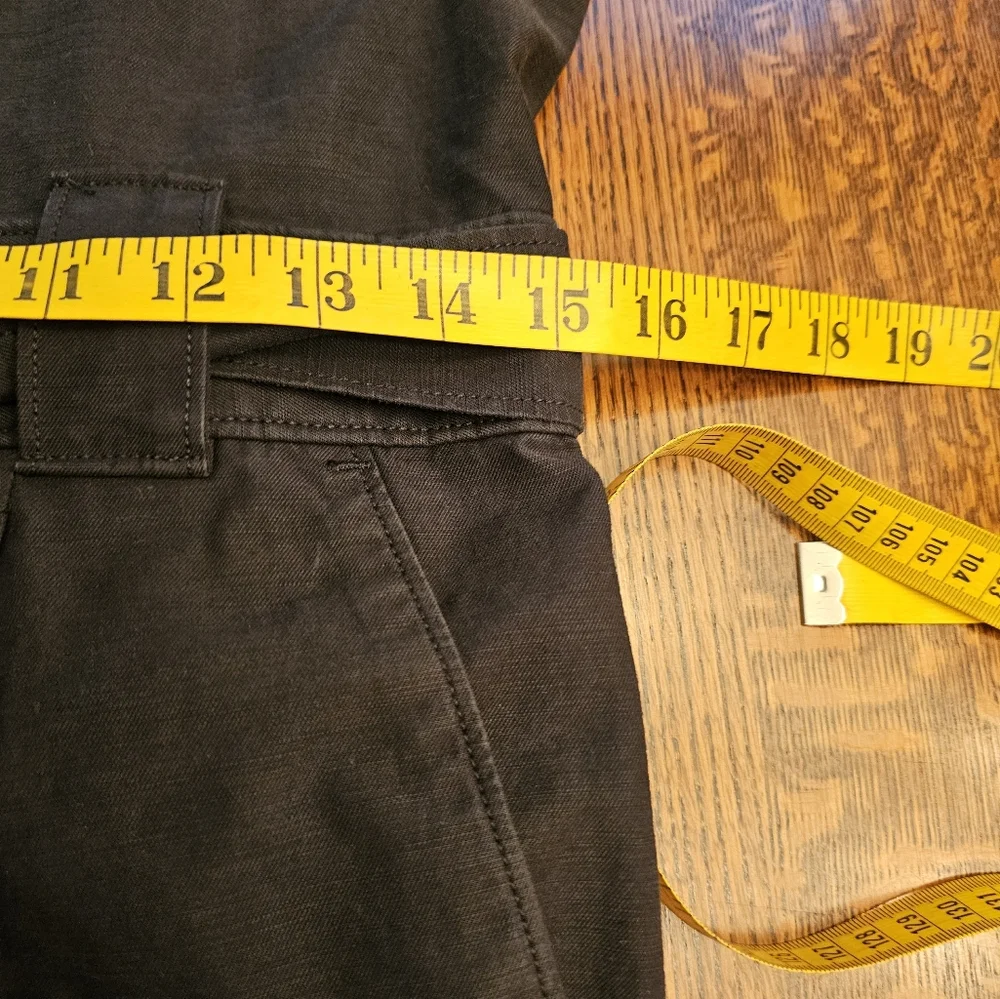Everlane The Fatigue Black Short Sleeve Jumpsuit with Belt